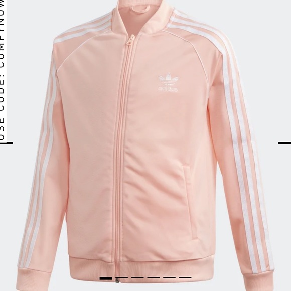 adidas peach track jacket